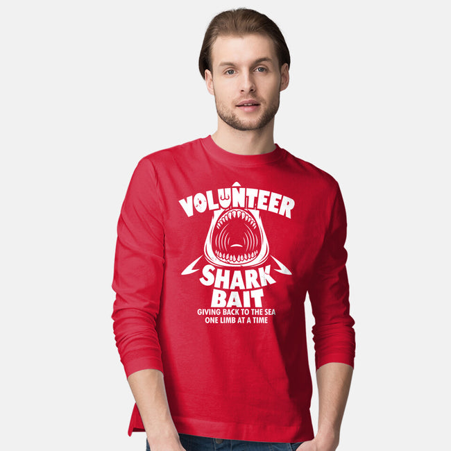 Volunteer Shark Bait-Mens-Long Sleeved-Tee-Boggs Nicolas