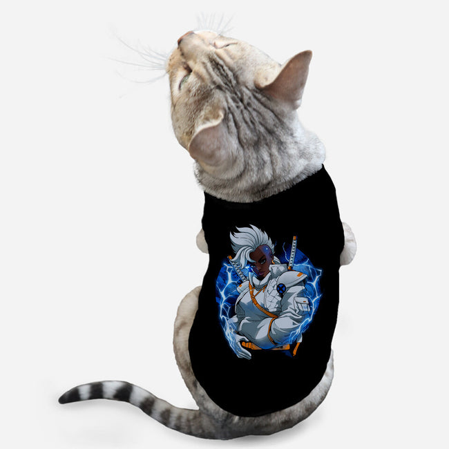 Thunderstorm Samurai-Cat-Basic-Pet Tank-Bruno Mota