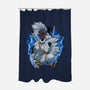 Thunderstorm Samurai-None-Polyester-Shower Curtain-Bruno Mota