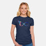 Infinity Bird-Womens-Fitted-Tee-Vallina84