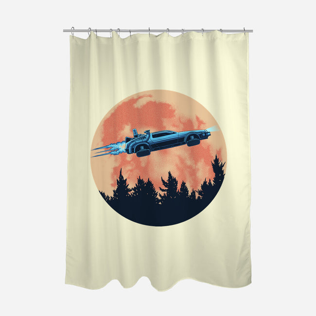 Sky Of The Future-None-Polyester-Shower Curtain-rmatix