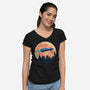 Sky Of The Future-Womens-V-Neck-Tee-rmatix