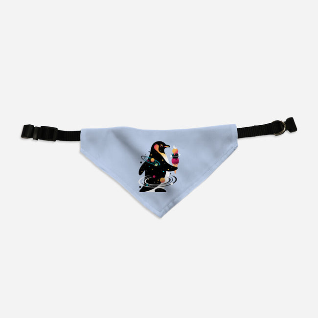 Space Penguin-Cat-Adjustable-Pet Collar-NemiMakeit