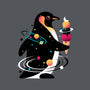 Space Penguin-Unisex-Basic-Tee-NemiMakeit