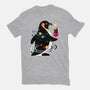 Space Penguin-Womens-Basic-Tee-NemiMakeit