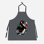 Space Penguin-Unisex-Kitchen-Apron-NemiMakeit