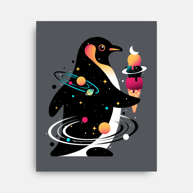 Space Penguin-None-Stretched-Canvas-NemiMakeit