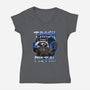 Trash Metal-Womens-V-Neck-Tee-vp021