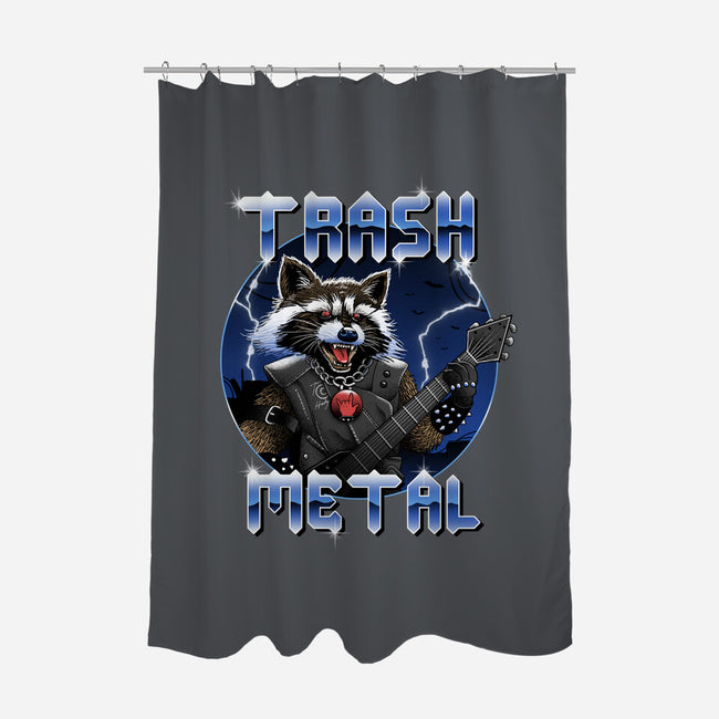 Trash Metal-None-Polyester-Shower Curtain-vp021