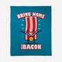 Bring Home The Bacon-None-Fleece-Blanket-Boggs Nicolas