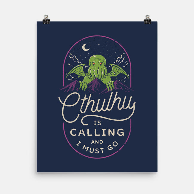 Cthulhu's Calling-None-Matte-Poster-dfonseca