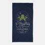 Cthulhu's Calling-None-Beach-Towel-dfonseca