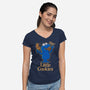 Little Cookies-Womens-V-Neck-Tee-Getsousa!