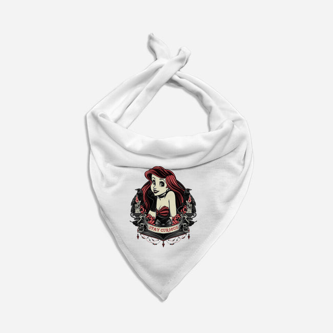 Goth Ariel-Cat-Bandana-Pet Collar-glitchygorilla