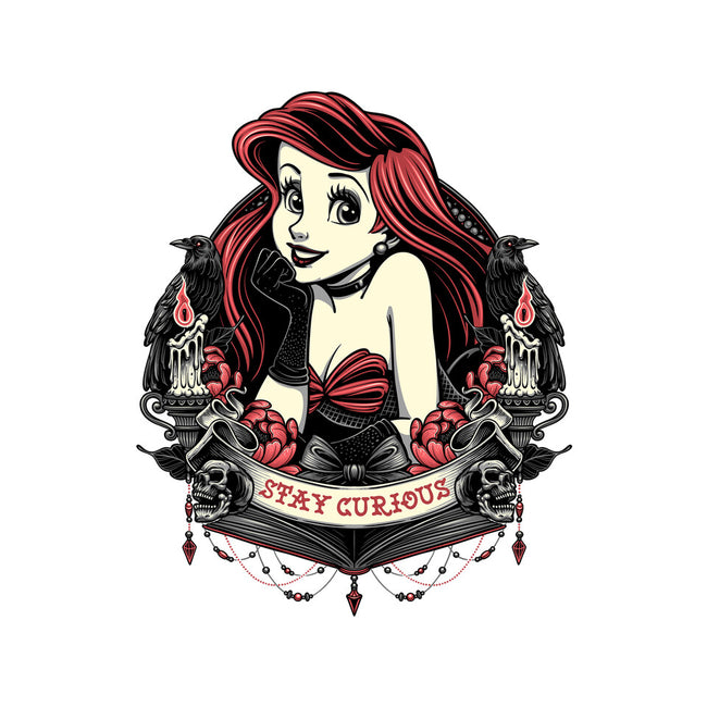 Goth Ariel-Baby-Basic-Onesie-glitchygorilla