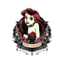 Goth Ariel-Womens-Fitted-Tee-glitchygorilla