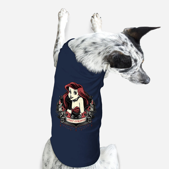 Goth Ariel-Dog-Basic-Pet Tank-glitchygorilla