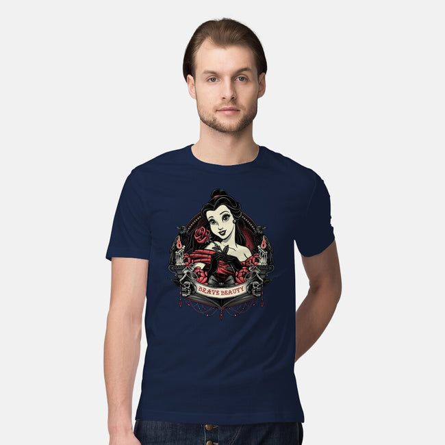 Brave Beauty-Mens-Premium-Tee-glitchygorilla