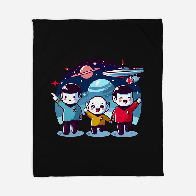 Star Trek Kawaii-None-Fleece-Blanket-Fabricio cabral