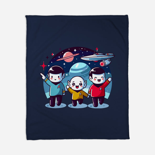 Star Trek Kawaii-None-Fleece-Blanket-Fabricio cabral