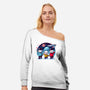 Star Trek Kawaii-Womens-Off Shoulder-Sweatshirt-Fabricio cabral