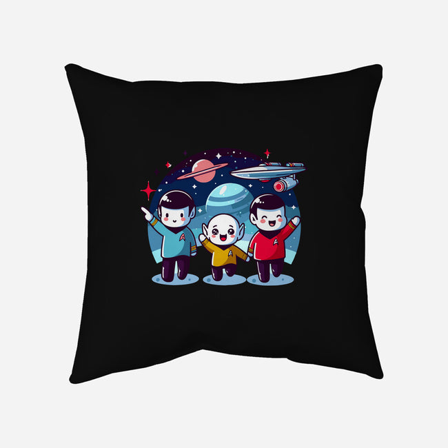 Star Trek Kawaii-None-Non-Removable Cover w Insert-Throw Pillow-Fabricio cabral