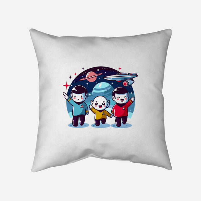 Star Trek Kawaii-None-Non-Removable Cover w Insert-Throw Pillow-Fabricio cabral