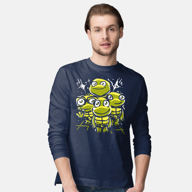 Turtle Tots-Mens-Long Sleeved-Tee-estudiofitas