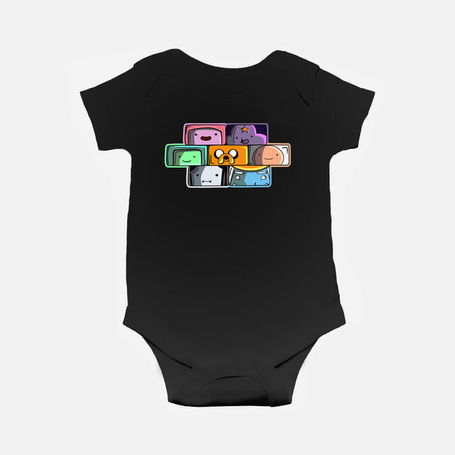 Brick Friends-Baby-Basic-Onesie-nickzzarto