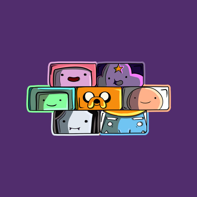 Brick Friends-None-Glossy-Sticker-nickzzarto