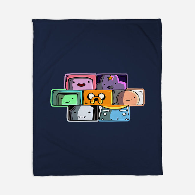 Brick Friends-None-Fleece-Blanket-nickzzarto