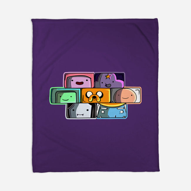 Brick Friends-None-Fleece-Blanket-nickzzarto