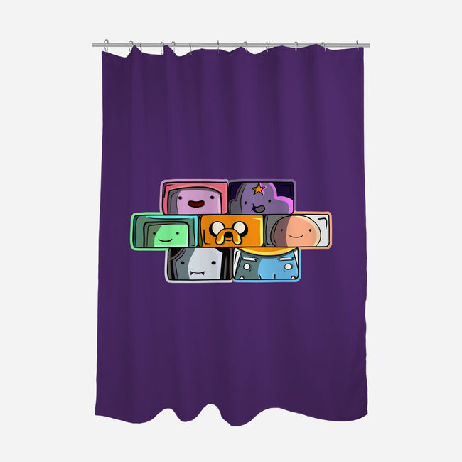 Brick Friends-None-Polyester-Shower Curtain-nickzzarto