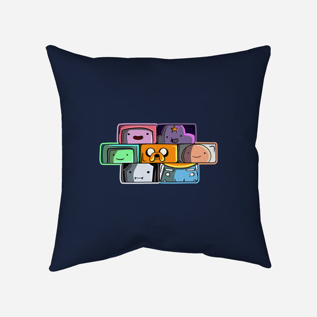 Brick Friends-None-Removable Cover-Throw Pillow-nickzzarto