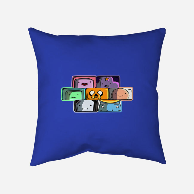 Brick Friends-None-Removable Cover-Throw Pillow-nickzzarto