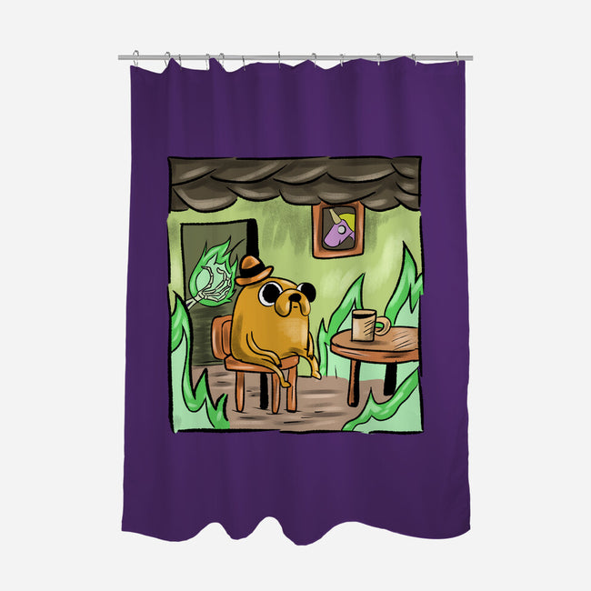 Not Again Lich-None-Polyester-Shower Curtain-nickzzarto