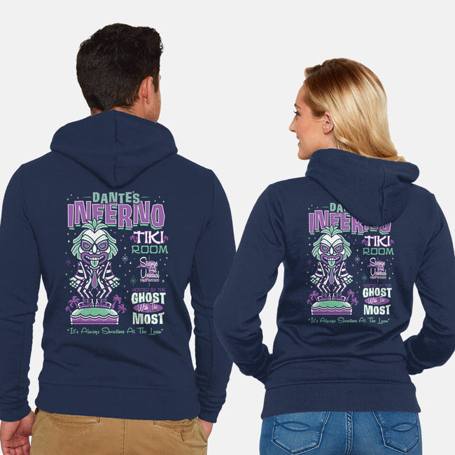 Dante's Inferno Tiki-Unisex-Zip-Up-Sweatshirt-Nemons