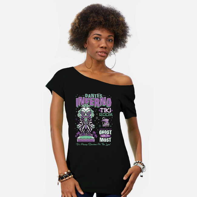 Dante's Inferno Tiki-Womens-Off Shoulder-Tee-Nemons