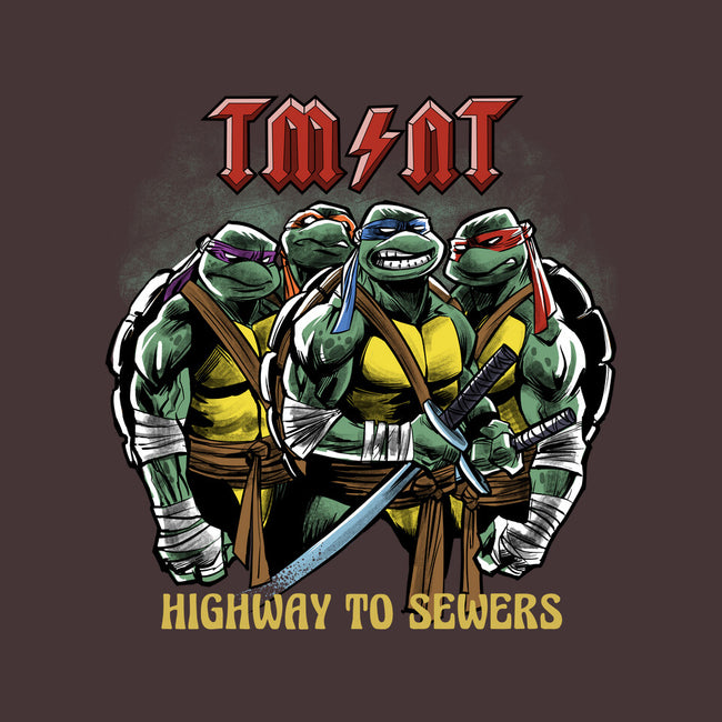 Highway To Sewers-None-Glossy-Sticker-zascanauta