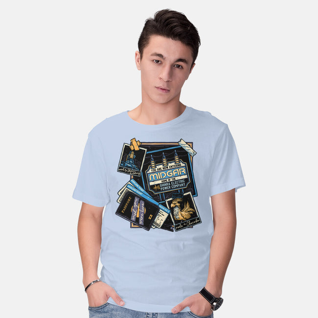 Welcome To Midgar-Mens-Basic-Tee-glitchygorilla