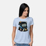 Welcome To Midgar-Womens-Basic-Tee-glitchygorilla