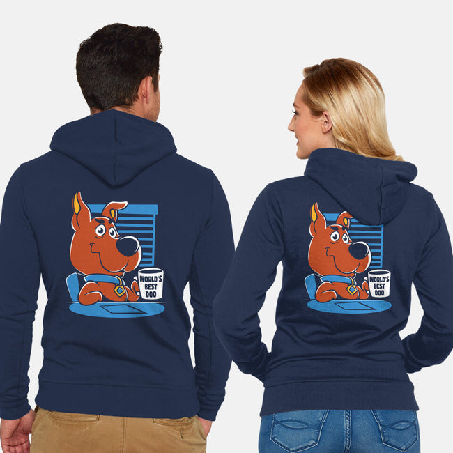 World's Best Doo-Unisex-Zip-Up-Sweatshirt-estudiofitas