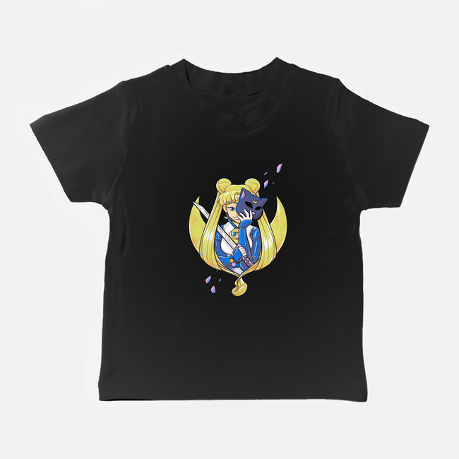 Ninja Moon Princess-Baby-Basic-Tee-ellr