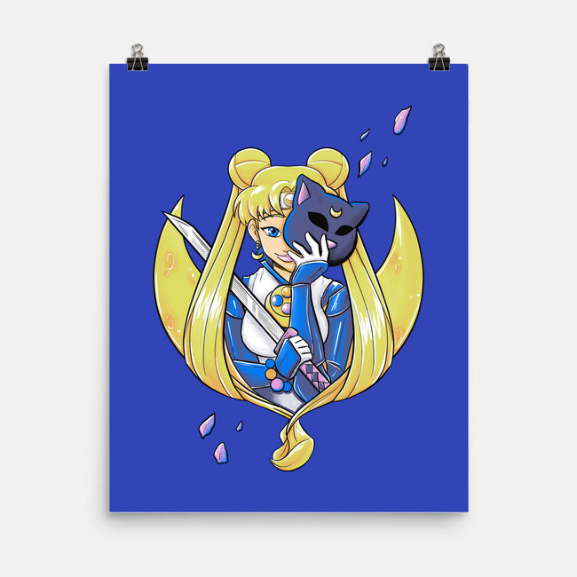 Ninja Moon Princess-None-Matte-Poster-ellr