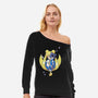 Ninja Moon Princess-Womens-Off Shoulder-Sweatshirt-ellr