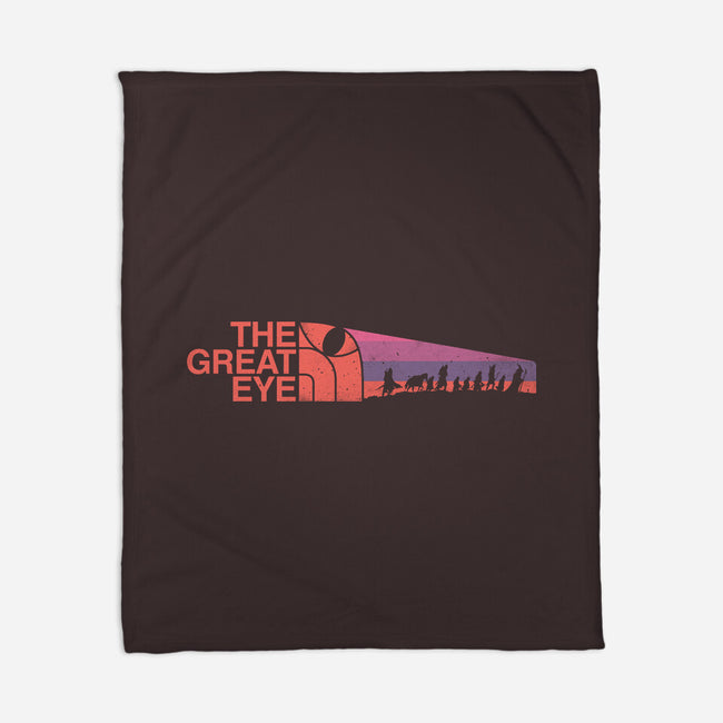 The Great Eye-None-Fleece-Blanket-rocketman_art