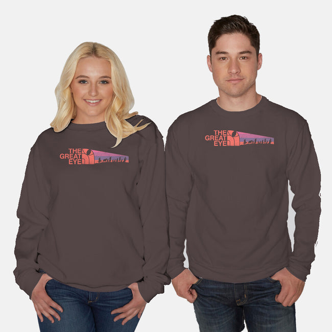 The Great Eye-Unisex-Crew Neck-Sweatshirt-rocketman_art