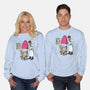 Doll Surgery-Unisex-Crew Neck-Sweatshirt-Raffiti