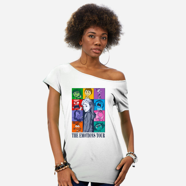 The Emotions Tour-Womens-Off Shoulder-Tee-jasesa