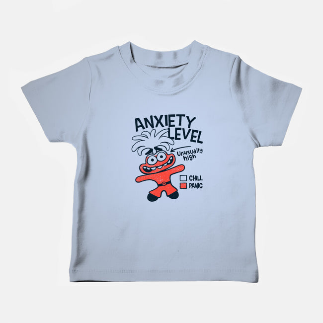 Anxiety Level High-Baby-Basic-Tee-teesgeex